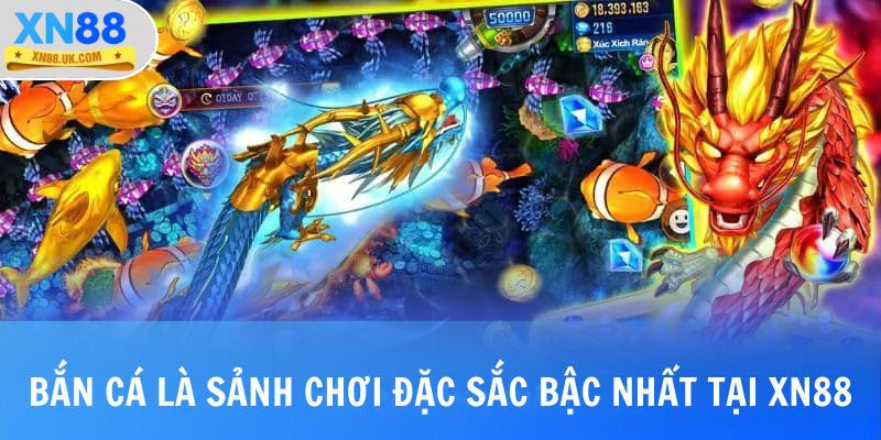 Bắn cá là sảnh chơi đặc sắc bậc nhất tại hệ thống giải trí XN88