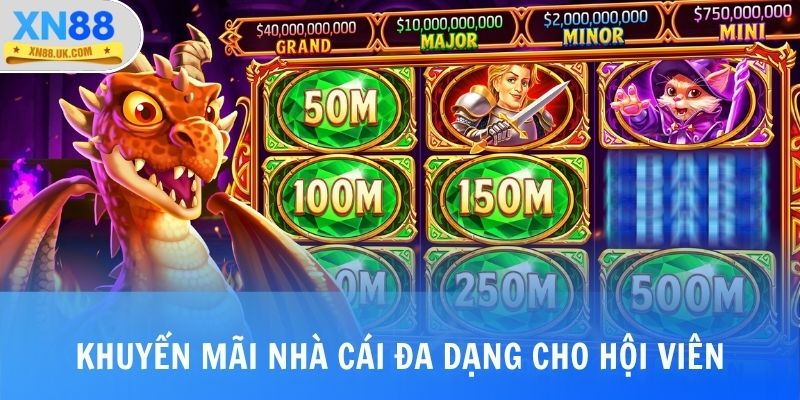 Khuyến mãi nhà cái đa dạng cho hội viên